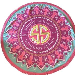 Simply Southern beach blanket